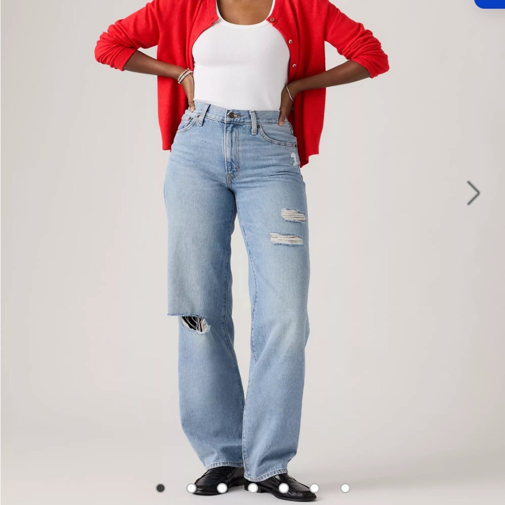 Levi's Light Blue Boyfriend Jeans